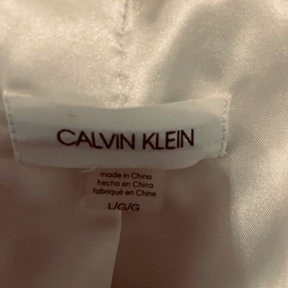 CALVIN KLEIN Faux Fur Jacket NWT Size L - Picture 11 of 11